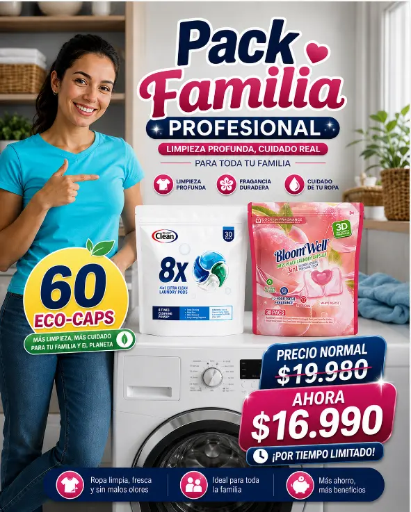 Pack Familia Profesional 60 Ecocaps